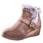 Womens New @ttitude Rhodes Ankle Boot With Faux Fur Trim - image 1