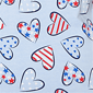 Plus Size Alfred Dunner Lady Liberty American Flag Hearts Blouse - image 6