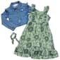 Girls (4-6x) BTween® Knit Tiered Floral Dress w/ Denim Jacket - image 2
