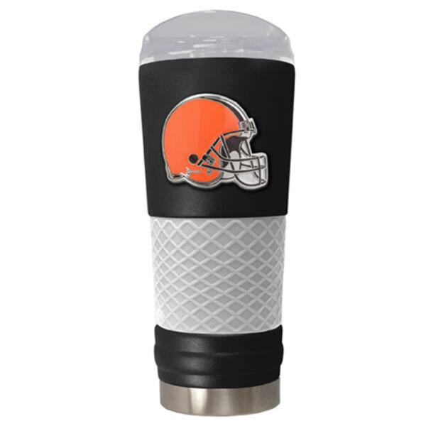 NFL Cleveland Browns DRAFT Powder Coated Stainless Steel Tumbler - image 