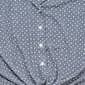 Womens Adrianna Papell Extend Sleeve Tie Front Geometric Blouse - image 3