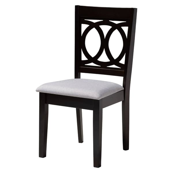 Baxton Studio Kara Modern Dark Brown Wood 5pc. Dining Set