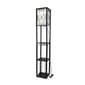 Simple Designs Floor Lamp Etagere Organizer w/Linen Shade - image 4