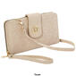 Womens Sasha Solid Geometric Texture Wallet On a String - image 2