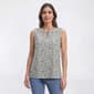 Plus Size Preswick & Moore(R) Sleeveless Marbled Stroke Ring Blouse - image 1
