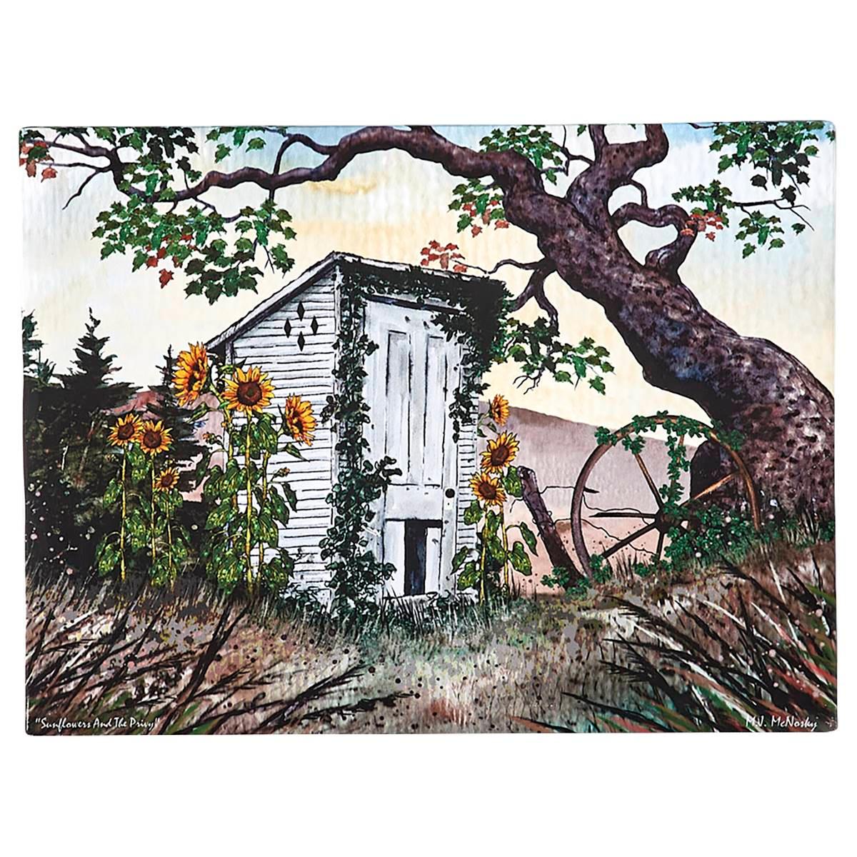 Sunflower & the Privy Canvas - 12x16