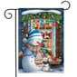 Briarwood Lane Christmas Window Snowman Garden Flag - image 1