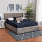 Baxton Studio Coronado Grey Fabric 3-Drawer Storage Platform Bed - image 2