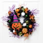 Northlight Seasonal Witches Hat Jack-O-Lantern Halloween Wreath - image 6