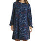 Womens Architect&#174; Floral Balloon Sleeve Hacci Dress - image 3