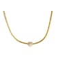 Gianni Argento 1/10ctw. Cubic Zirconia Heart Necklace - image 1