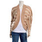 Juniors Derek Heart Dolman Shrug Open Front Cardigan - Taupe - image 2