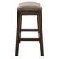 New Ridge Home Goods Sadie Weathered Wood Counter-Height Barstool - image 4