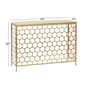 9th & Pike® Gold Metal Contemporary Console Table - image 5