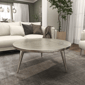 9th & Pike® Traditional Silver Aluminum Metal Coffee Table - image 6