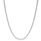Sterling Silver 24in. Polished Solid Rope Chain Necklace - image 1