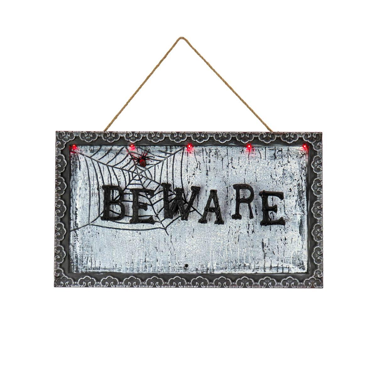 National Tree 18in. Animated Halloween Door Sign