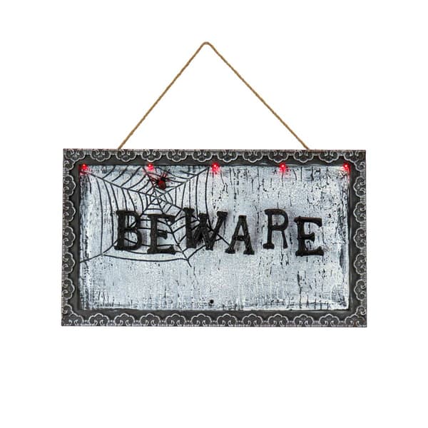 National Tree 18in. Animated Halloween Door Sign