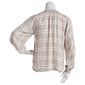 Plus Size Erika Ellie Long Sleeve Smocked Blouse - image 2