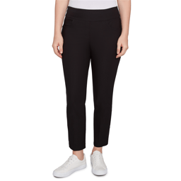 Petite Ruby Rd. Key Items Silky Tech Pull On Ankle Pants