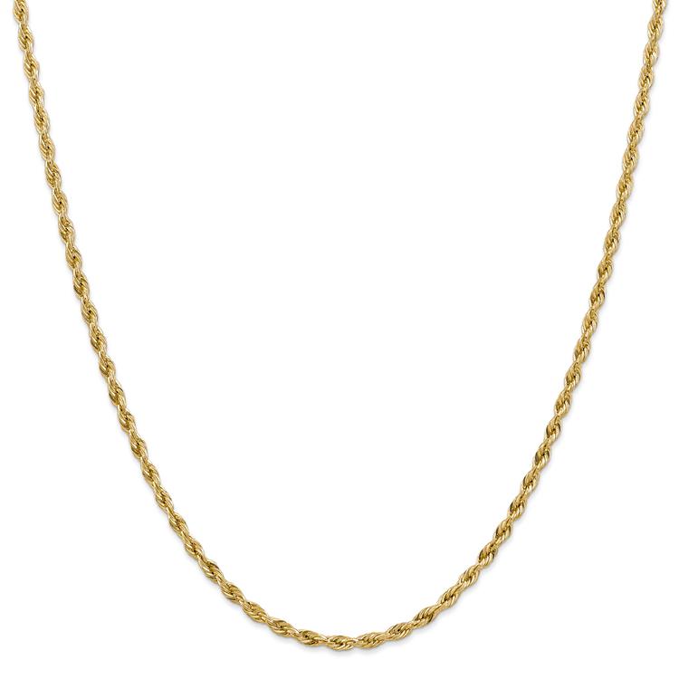 Gold Classics(tm) 10kt. 3.0mm 18in. Semi-Solid Rope Chain