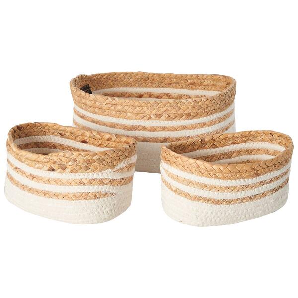 Bombay 3pc. Mini Stripe Storage Totes - image 
