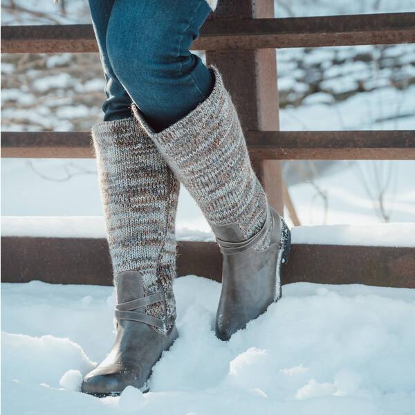 Womens MUK LUKS&#174; Logger Alberta Mid Calf Boots