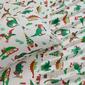 Freshfolds Cotton Christmas Dinosaur 4pc. Flannel Sheet Set - image 3
