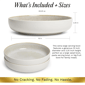 Sango Anderson Cream 10in. Large Ceramic Serving Bowl - Set of 2 - image 5