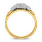 Mens Gentlemen’s Classics™ 14kt. Gold 1/6ctw. Diamond Rite Ring - image 2