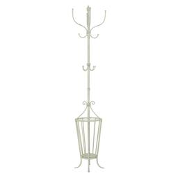 9th & Pike® Farmhouse White Metal Coat Rack