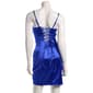 Juniors Emerald Sundae Stretch Satin Corset Sheath Dress - image 3