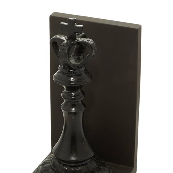 9th & Pike&#174; King and Queen Chess Piece Bookend Pair