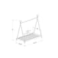 South Shore Sweedi Natural Wood Twin Bed - image 8