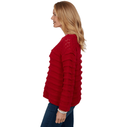 Petite Skye’s the Limit Fashion Essentials Ruffled Sweater