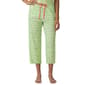 Plus Size HUE(R) Lemon Script Capri Pajama Pants - image 1
