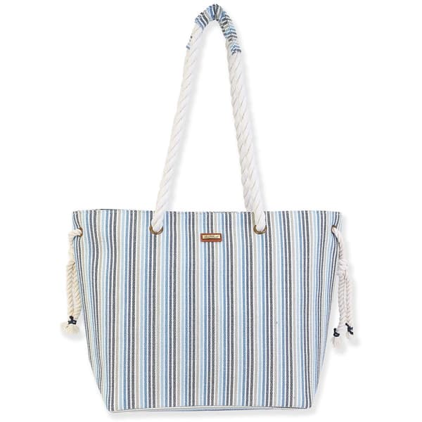 Sun ''N'' Sand Cotton Shoulder Tote - image 