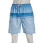 Young Mens SURFZONE(R) Baby Blue Stripes Swim Trunks - image 1