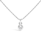 Haus of Brilliance Lab Grown Diamond Love Knot Pendant Necklace - image 1