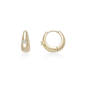 Brilliant Grown 18kt. Gold-Plated Lab-Grown Diamond Earrings - image 3