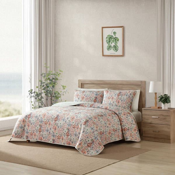 Tommy Bahama Ikat Tropics Reversible Quilt Set