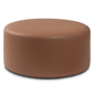 Jaxx Candler 36in. Premium Faux Leather Round Couch Ottoman - image 1