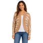 Juniors Derek Heart Dolman Shrug Open Front Cardigan - Taupe - image 1