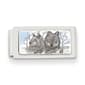 Barlow Designs Wolf Portrait Hinged Money Clip - image 1