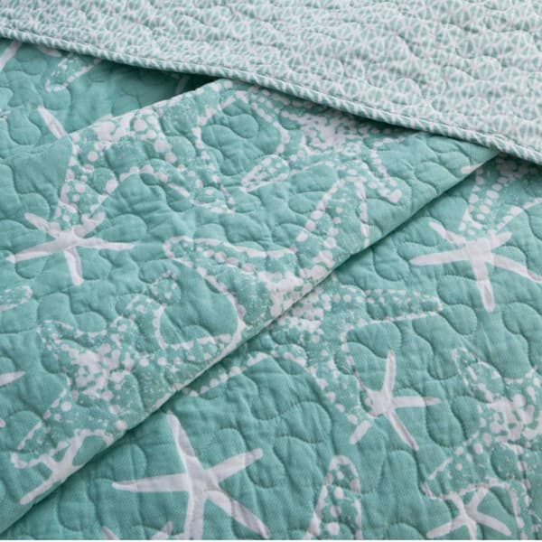 Starfish 3pc. Cotton Quilt Set