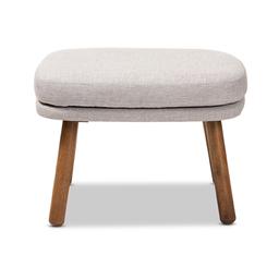 Baxton Studio Lovise Mid-Century Modern Ottoman