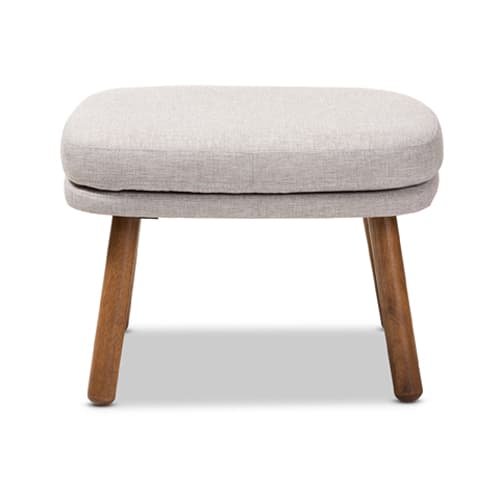 Baxton Studio Lovise Mid-Century Modern Ottoman
