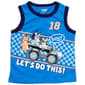Toddler Boy Bluey Race Car Tank Top - image 1