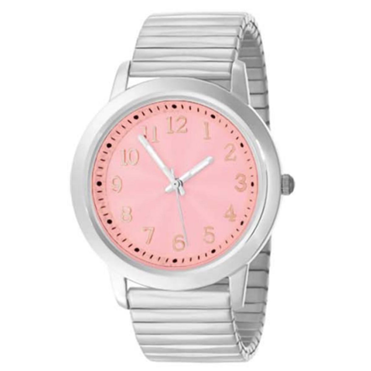 Womens Coral Sunray Dial Analog-Quartz Watch - 9004S-07-T28