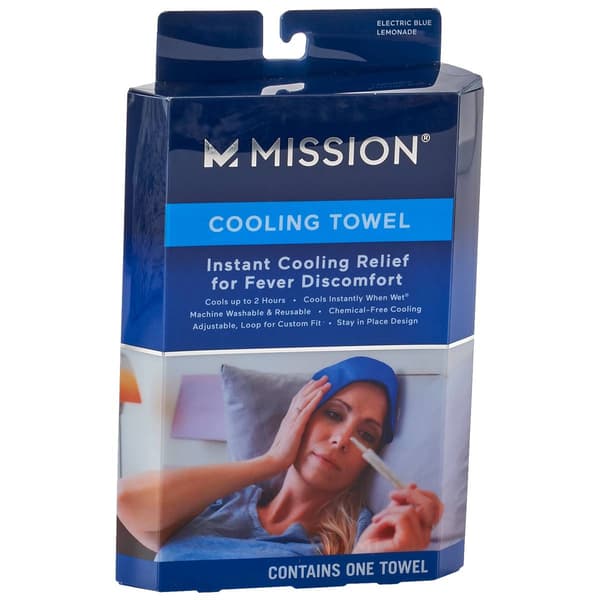 As Seen On TV Mission Adult Fever Cooling Towel - image 